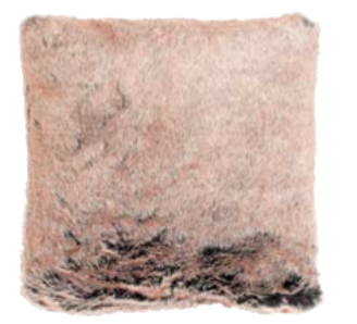 Alaska Brown Fur Cushion 